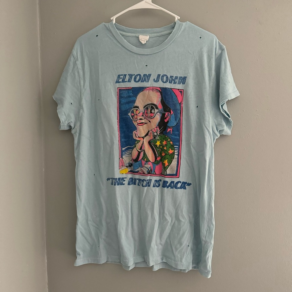 Rare Madeworn Elton John Shirt